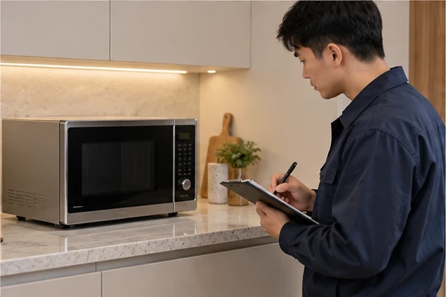 微波炉维修服务场景